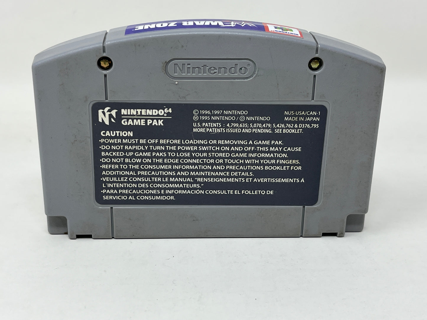 N64 Nintendo 64 - WWF Warzone