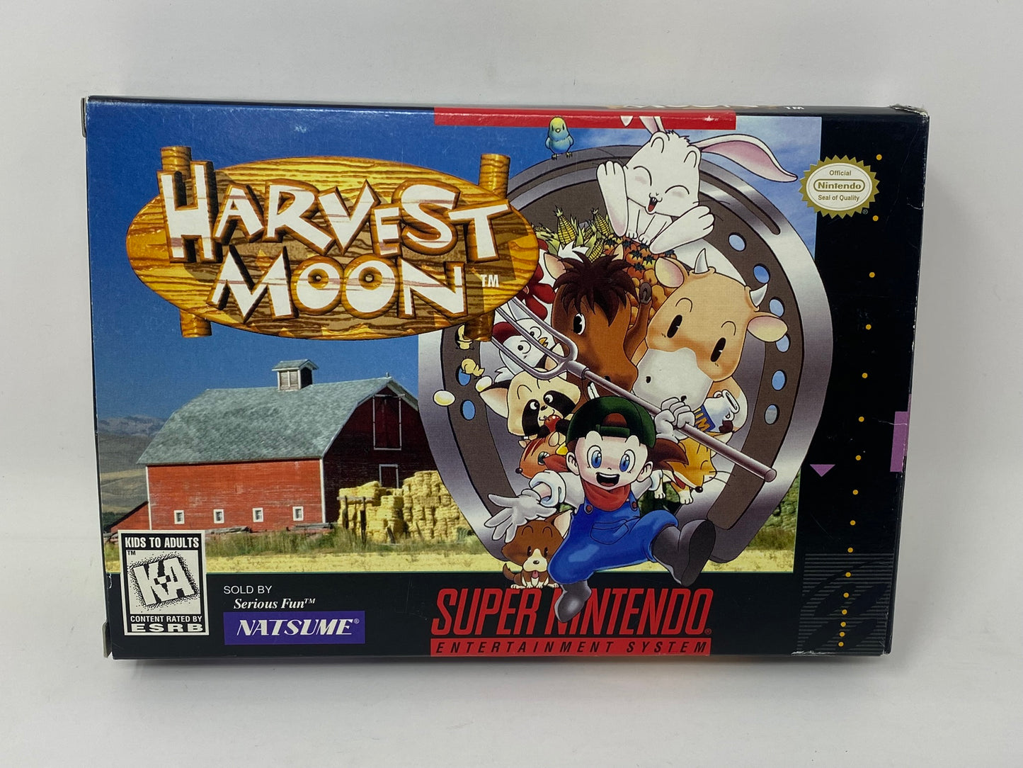 SNES Super Nintendo - Harvest Moon - CIB Complete