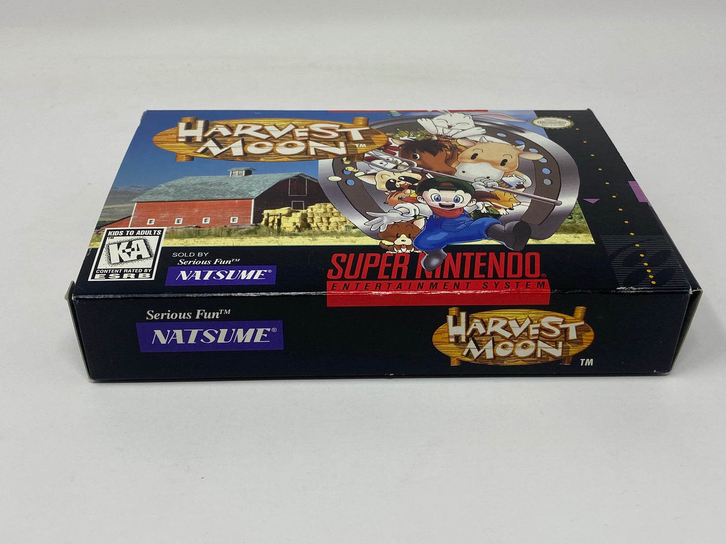 SNES Super Nintendo - Harvest Moon - CIB Complete