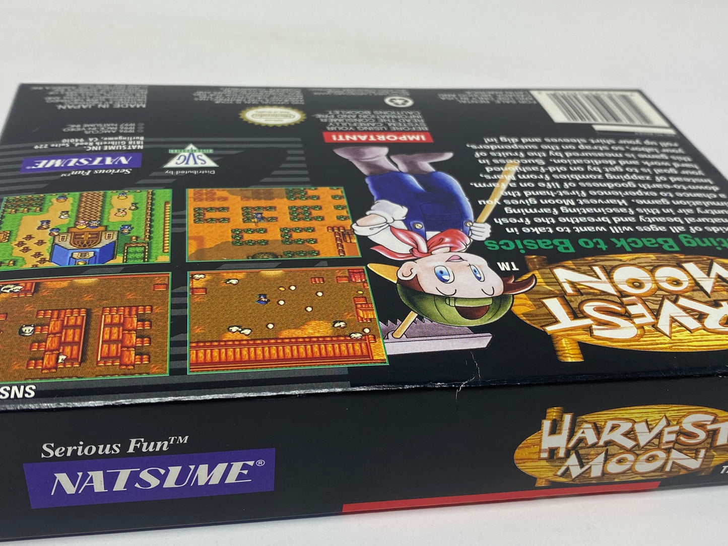 SNES Super Nintendo - Harvest Moon - CIB Complete
