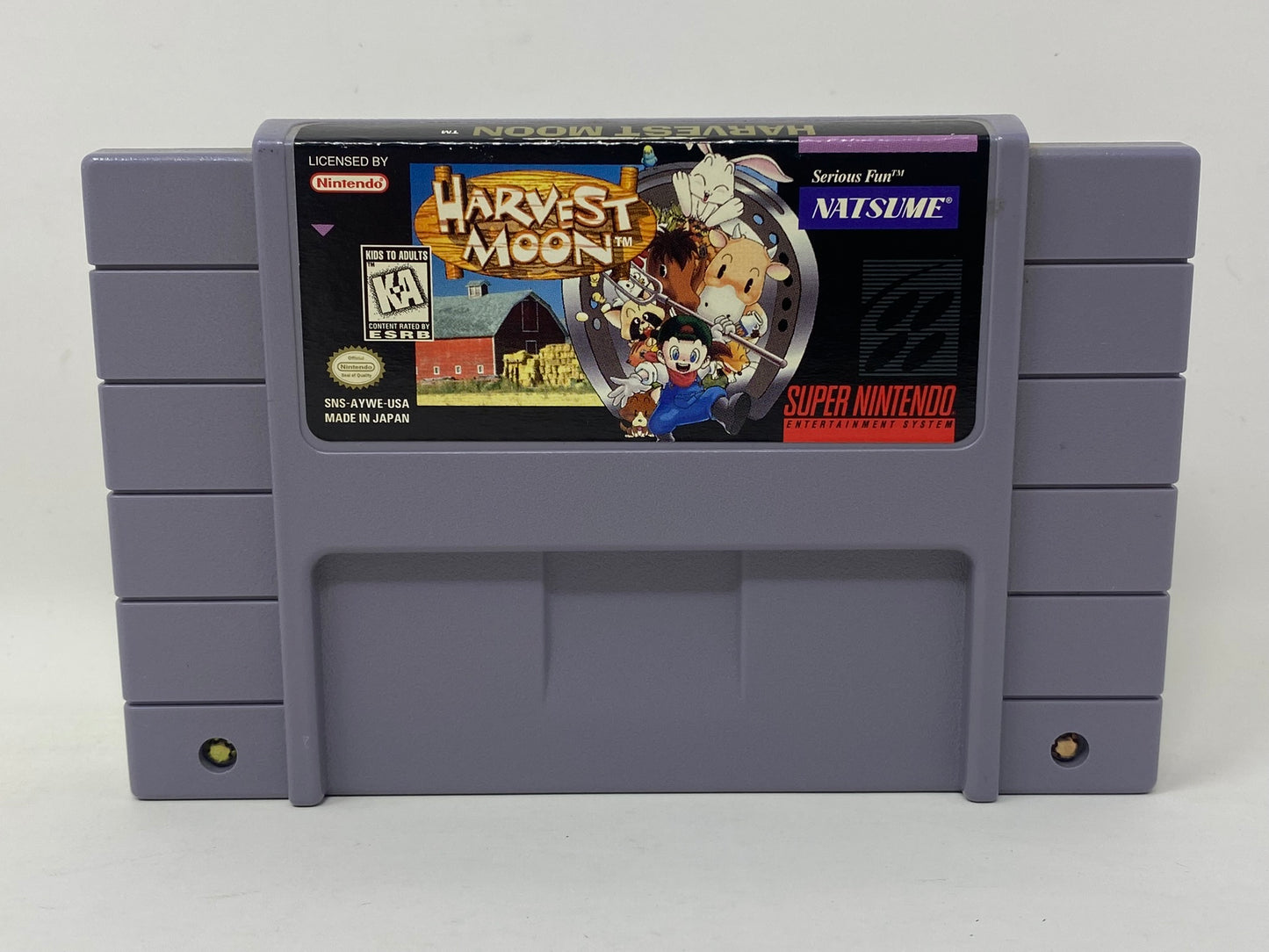 SNES Super Nintendo - Harvest Moon - CIB Complete
