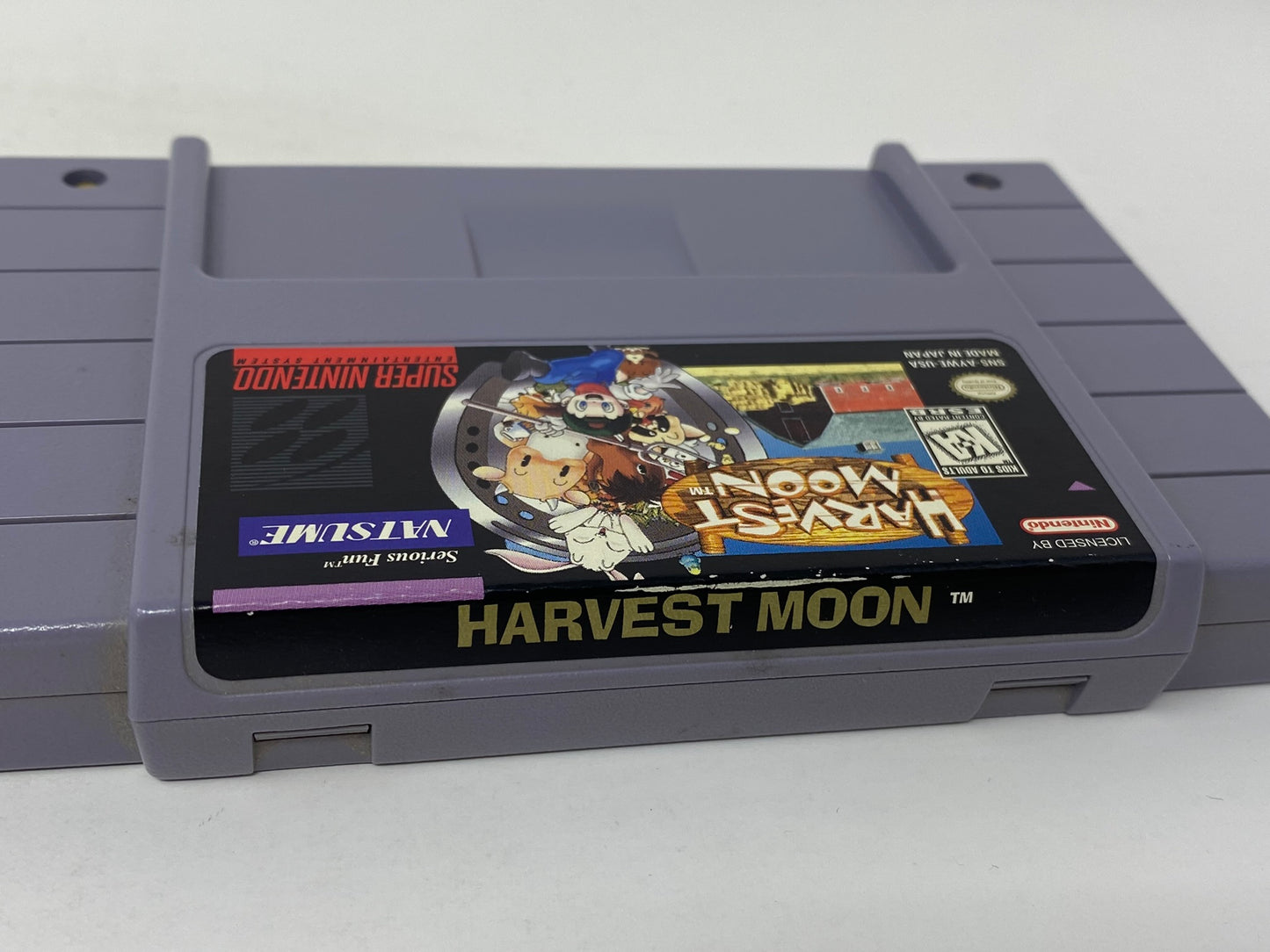 SNES Super Nintendo - Harvest Moon - CIB Complete