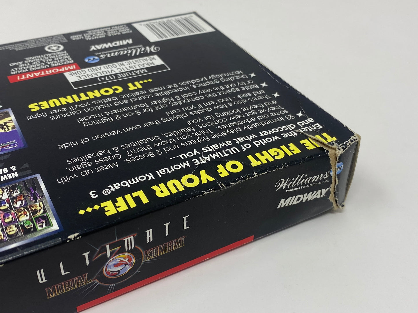 SNES Super Nintendo - Ultimate Mortal Kombat 3 - In Box