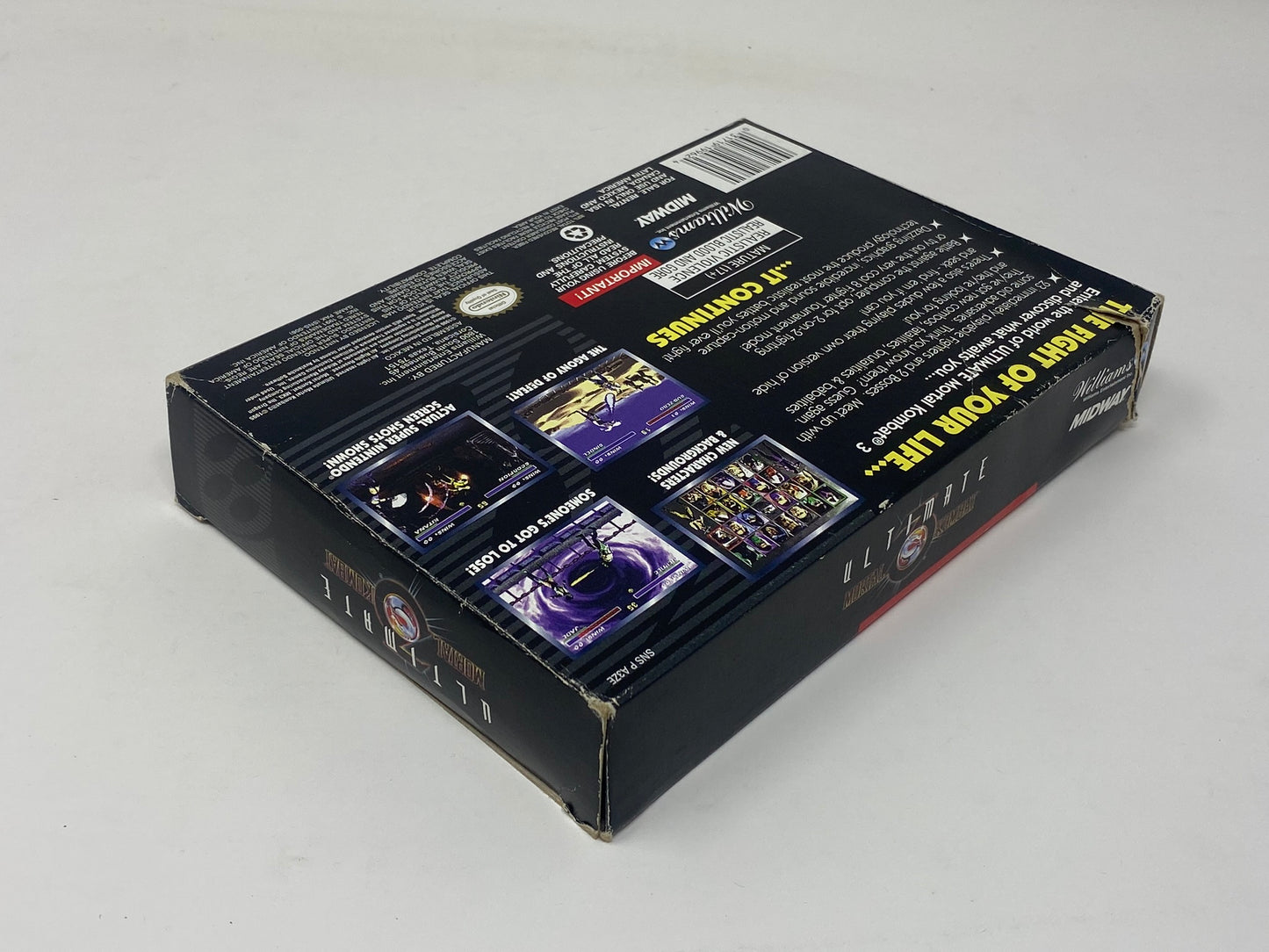 SNES Super Nintendo - Ultimate Mortal Kombat 3 - In Box