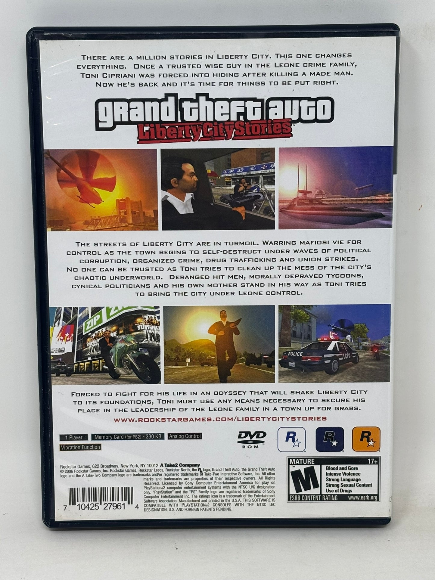 Sony PlayStation 2 - Grand Theft Auto: Liberty City Stories - Complete