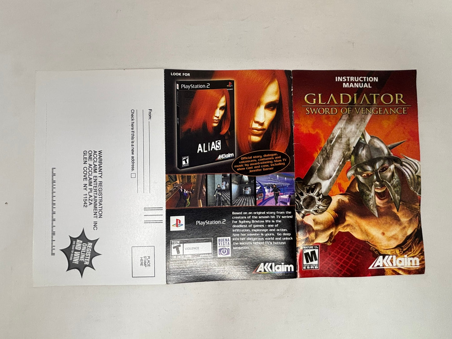 Sony PlayStation 2 - Gladiator Sword of Vengeance - Complete