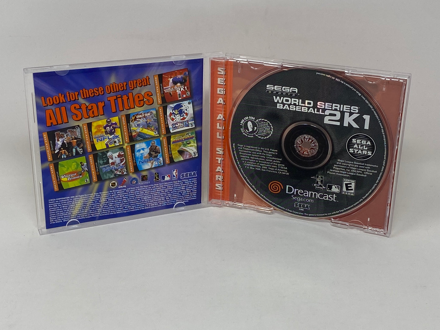 Sega Dreamcast - World Series Baseball 2K1 (Sega All Stars)