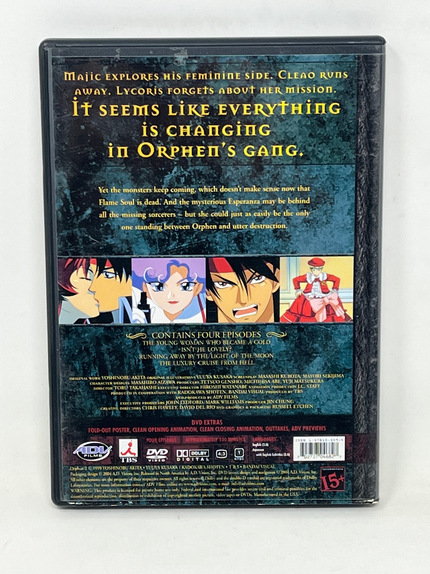 Orphen Season 2 Revenge Vol 4 DVD - ADV Films Anime (2004)