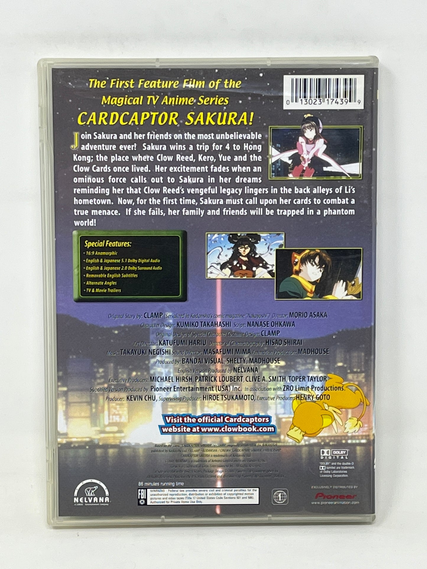 Cardcaptor Sakura The Movie - Original Uncut Version - DVD Anime (2002)