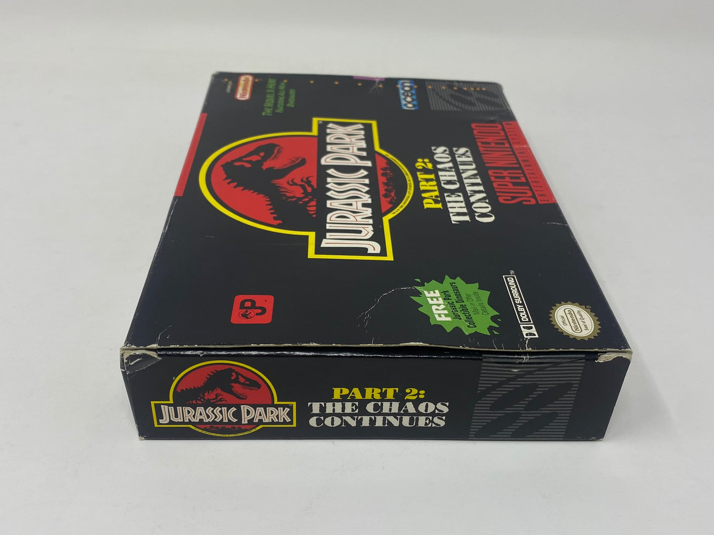 SNES Super Nintendo - Jurassic Park 2 The Chaos Continues - Complete in Box