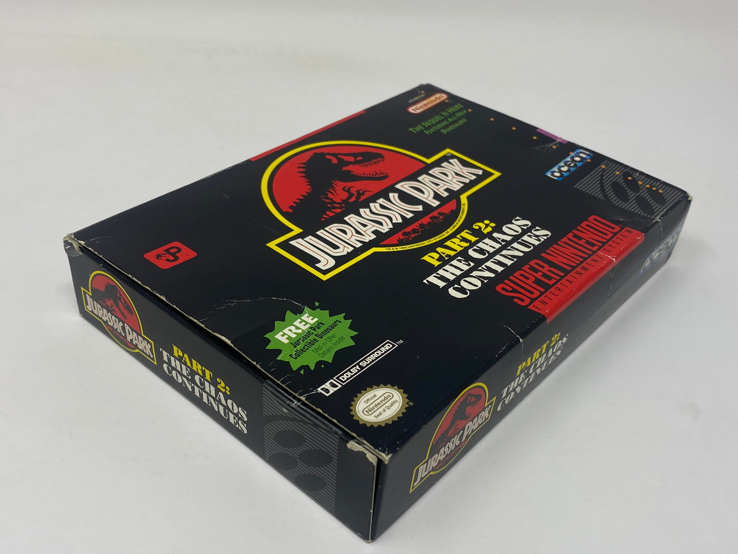 SNES Super Nintendo - Jurassic Park 2 The Chaos Continues - Complete in Box