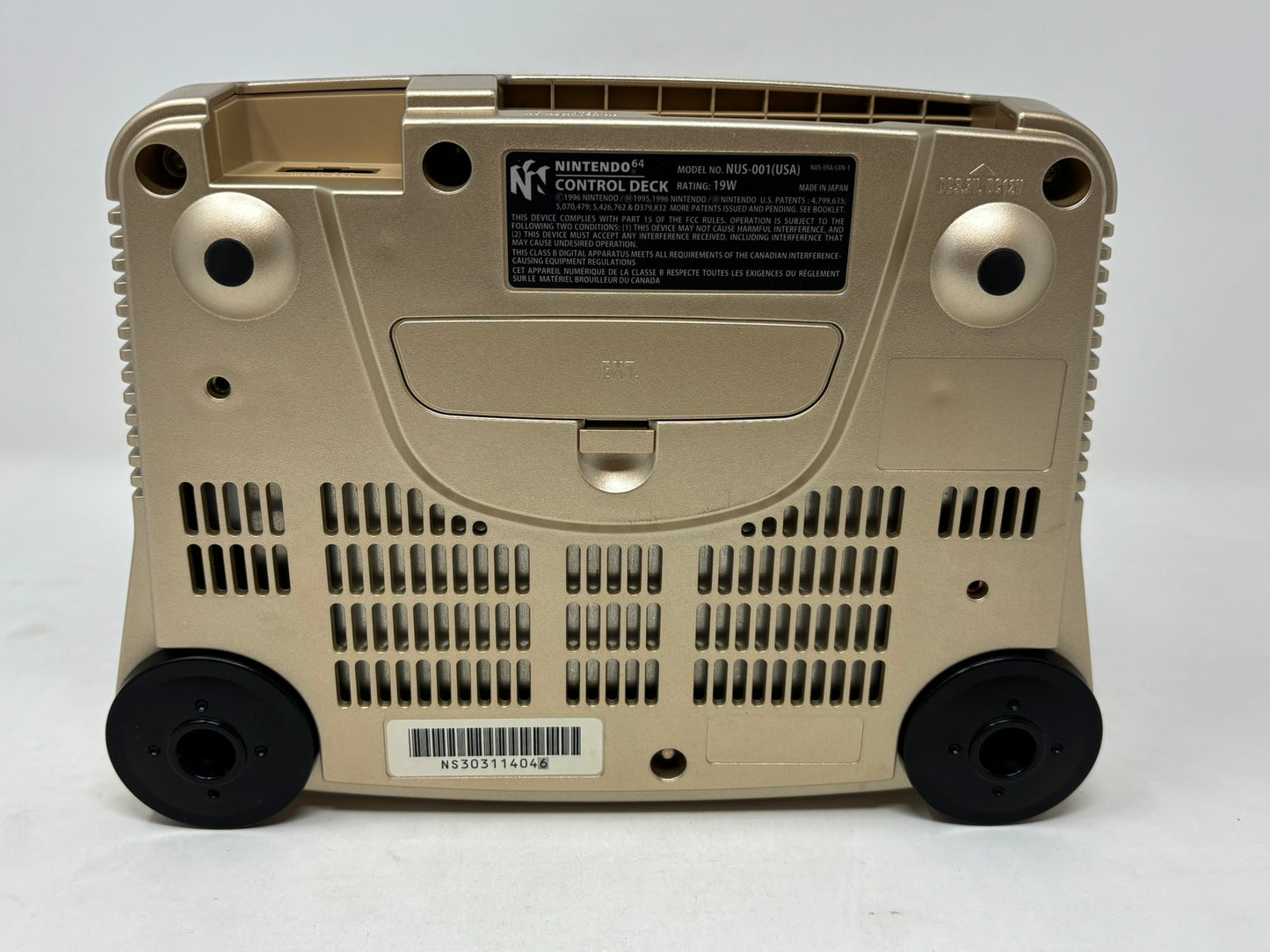 Nintendo 64 N64 - Toys R Us Limited Edition Gold Nintendo 64 System - Complete