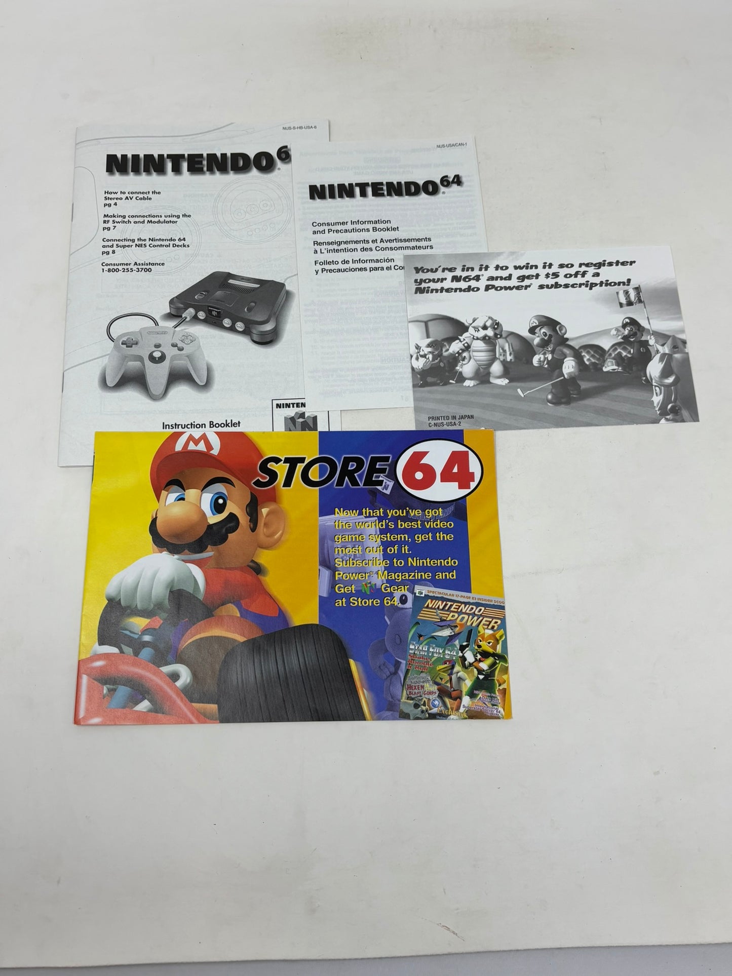 Nintendo 64 N64 - Toys R Us Limited Edition Gold Nintendo 64 System - Complete