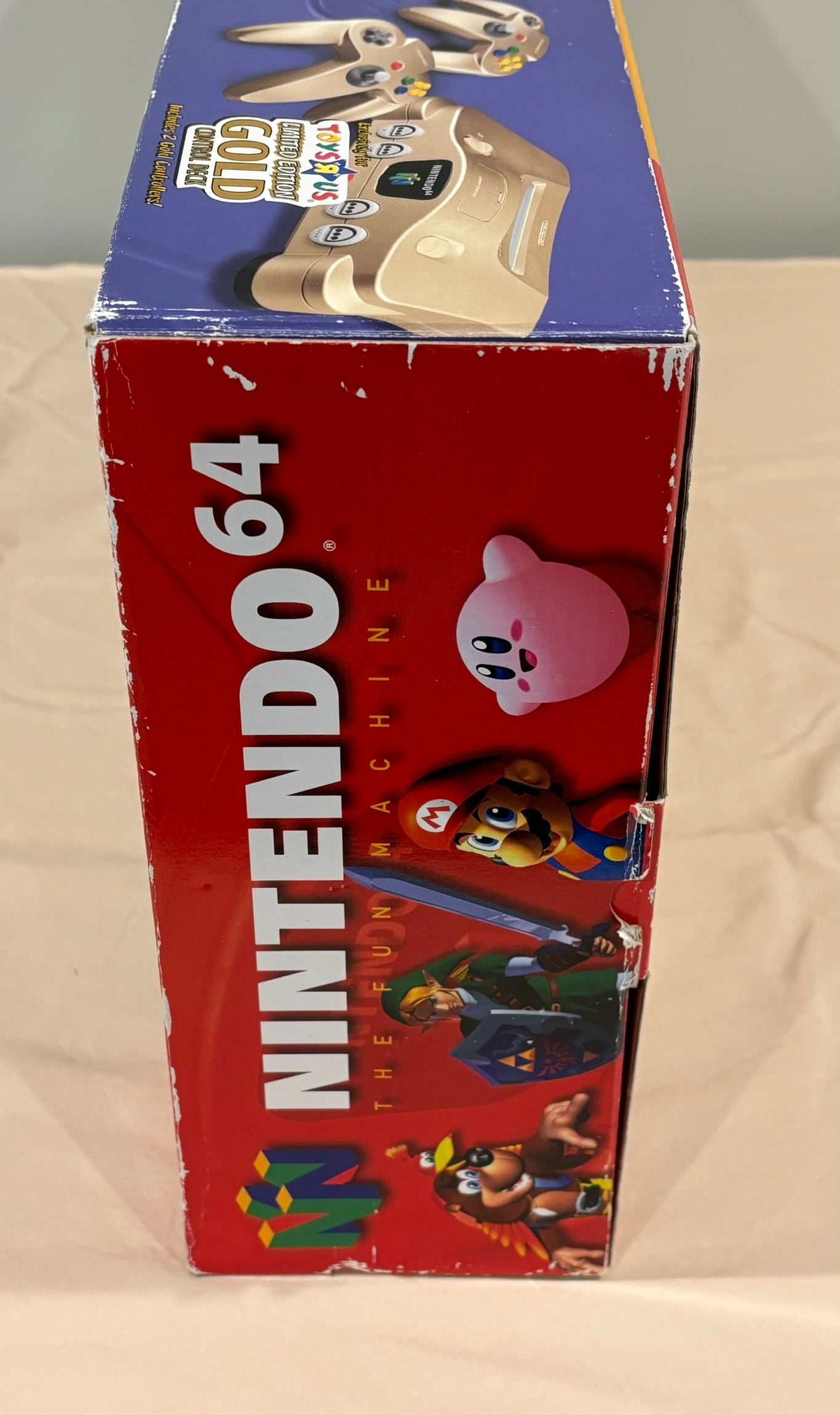 Nintendo 64 N64 - Toys R Us Limited Edition Gold Nintendo 64 System - Complete