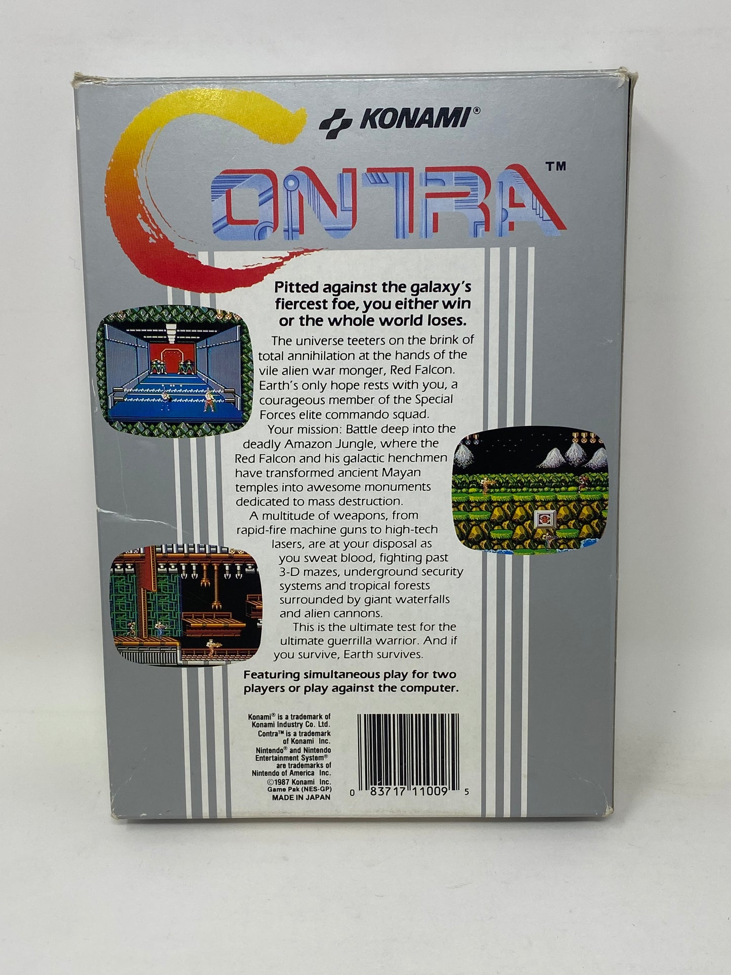 NES Nintendo - Contra - Complete in Box
