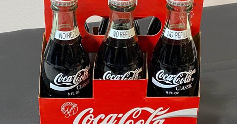 Vintage 1992 St Louis Cardinals 100th Anniversary Coca Cola Bottle 6 pack - 8 oz Coke Bottle