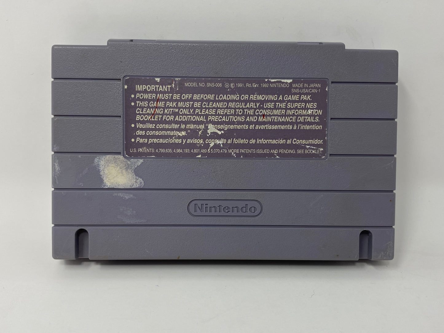 SNES Super Nintendo - WWF Super Wrestlemania