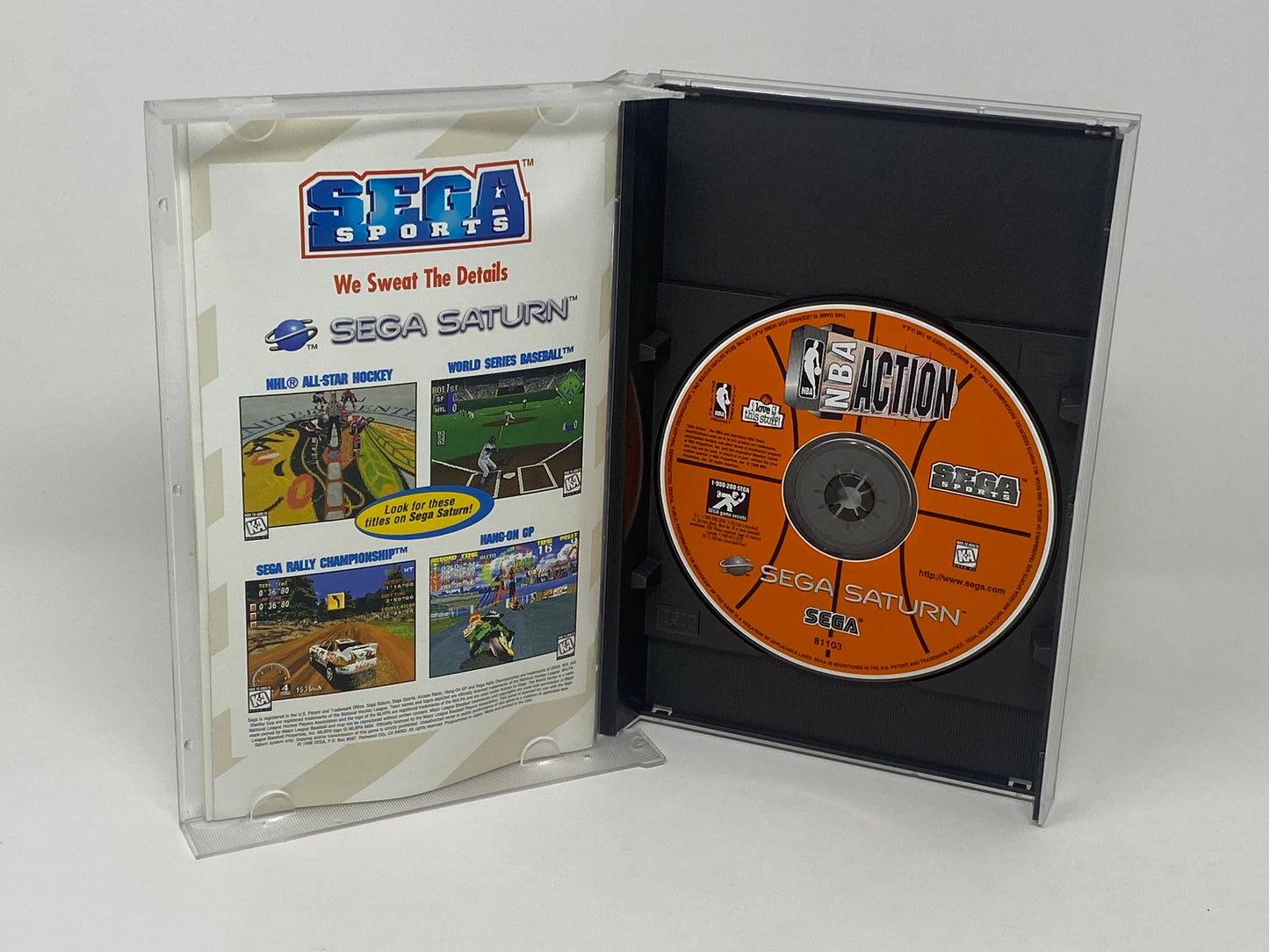 Sega Saturn - NBA Action Basketball