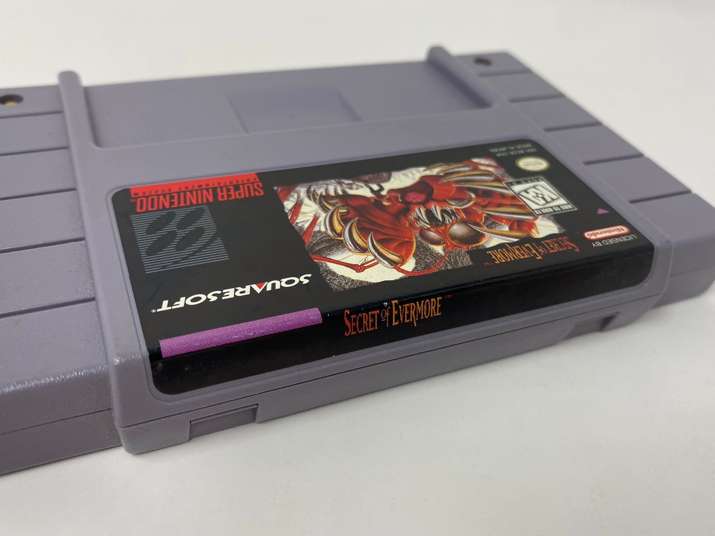 SNES Super Nintendo - Secret of Evermore - CIB Complete in Box