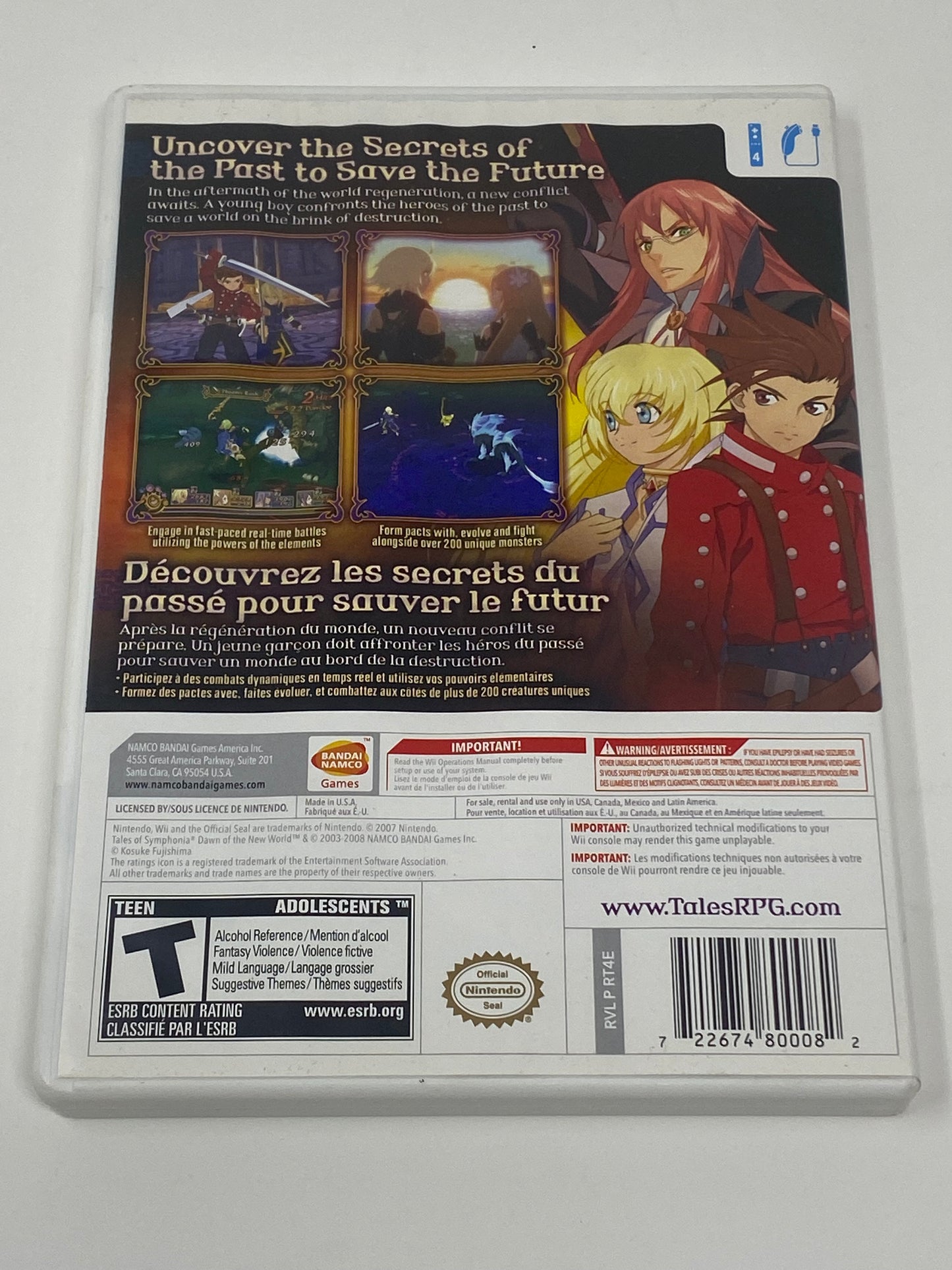 Nintendo Wii - Tales of Symphonia: Dawn of the New World