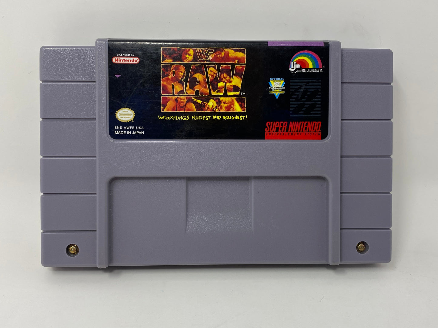 SNES Super Nintendo - WWF Raw Wrestling