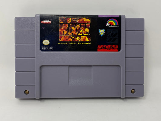 SNES Super Nintendo - WWF Raw Wrestling