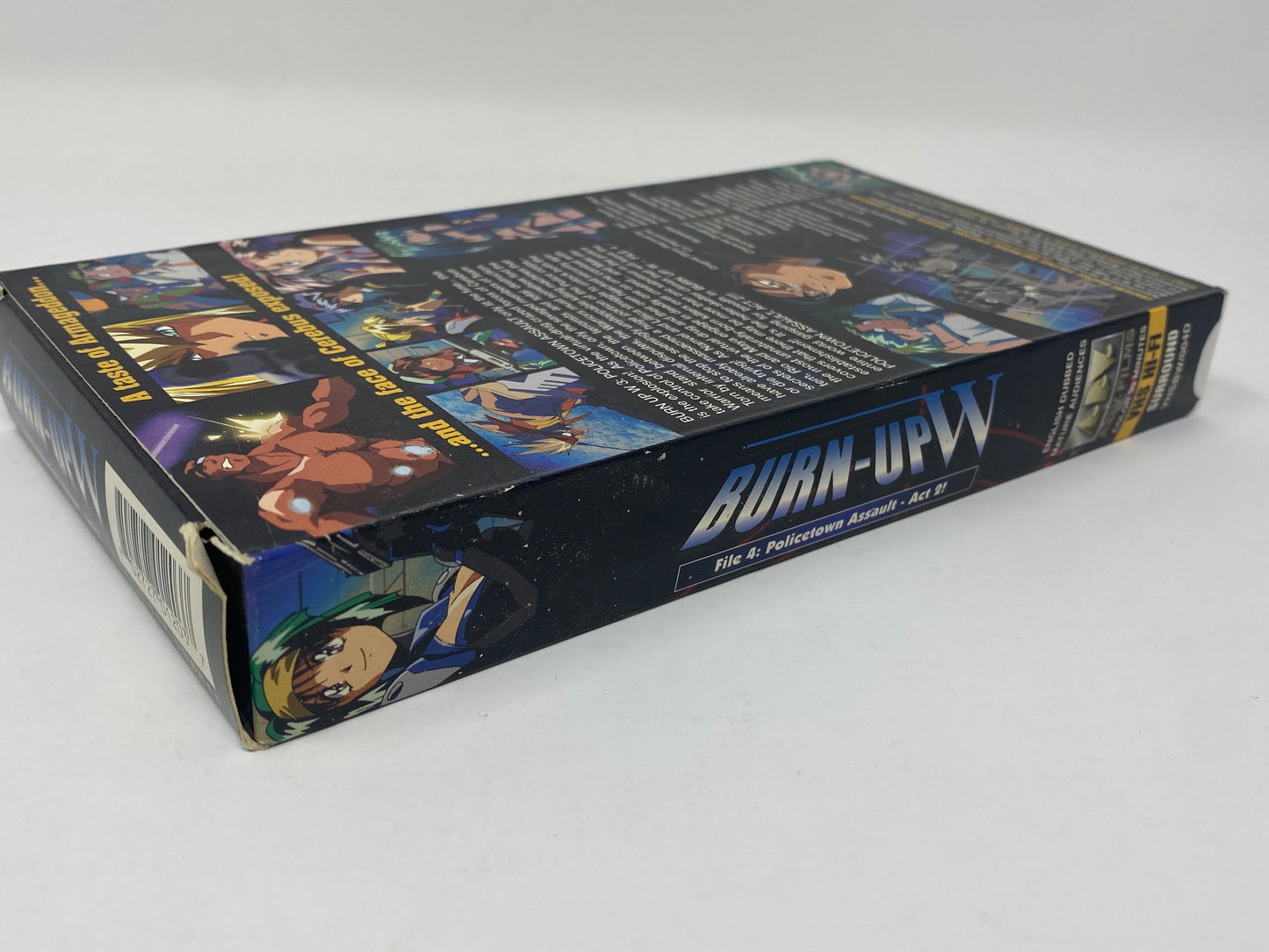 Burn Up W File 4 Policetown Assault 2 - VHS Anime