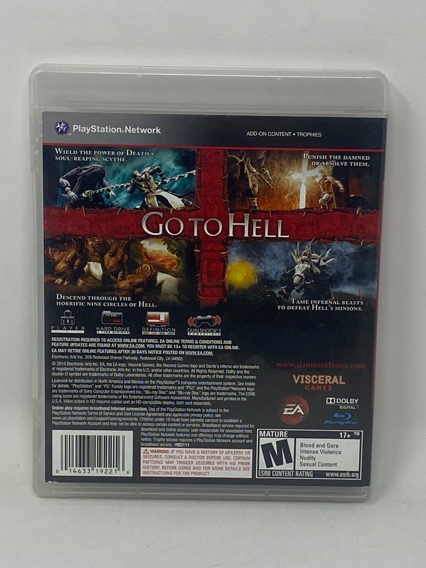Sony PlayStation 3 PS3 - Dante’s Inferno - Divine Edition