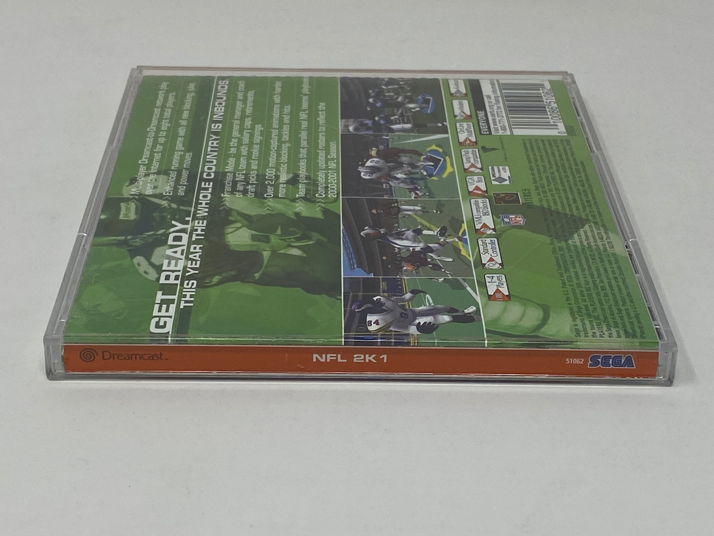 Sega Dreamcast - NFL 2K1 Football (Sega All Stars)