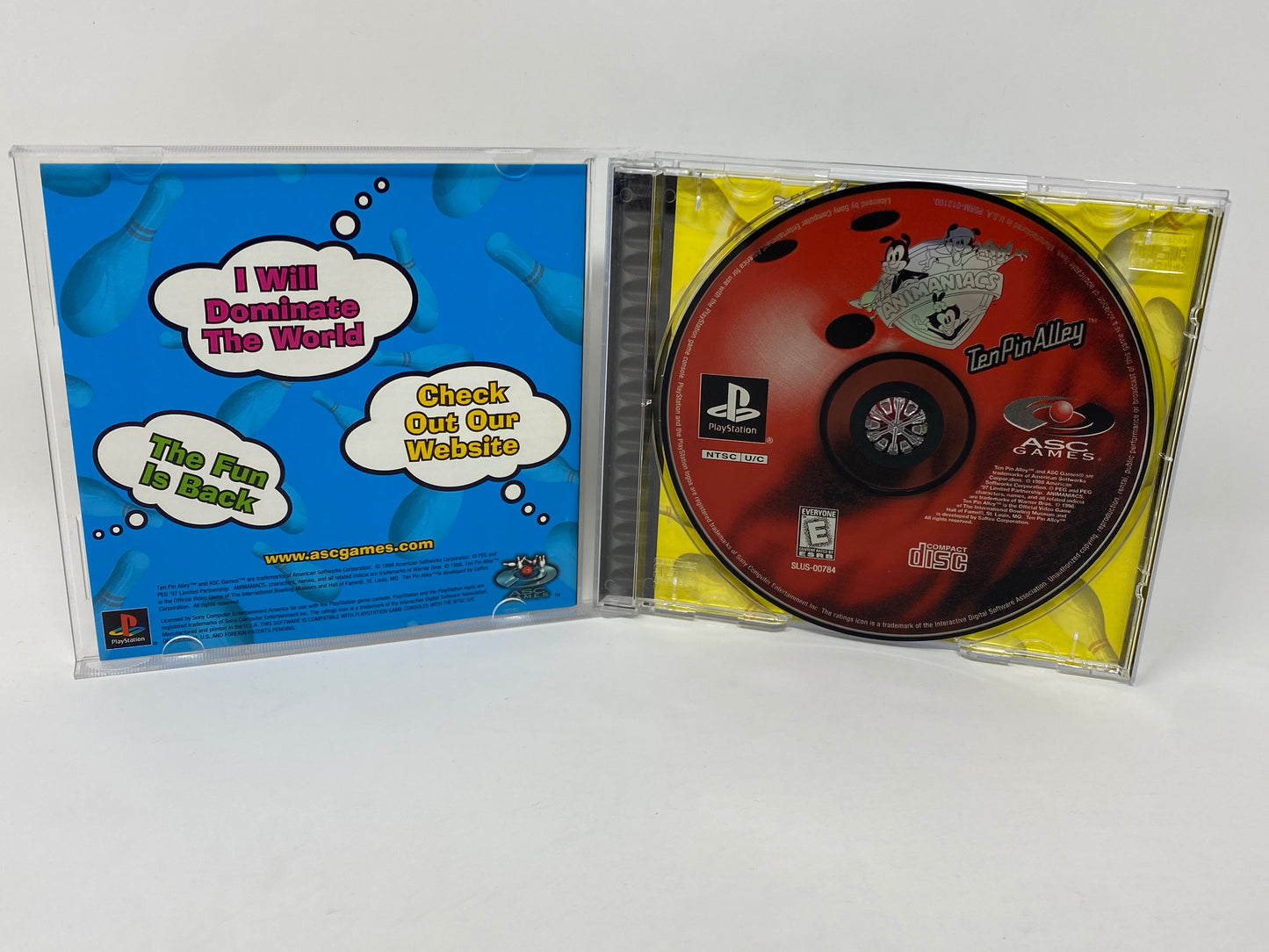 Sony PlayStation - Animaniacs Ten Pin Alley - Complete
