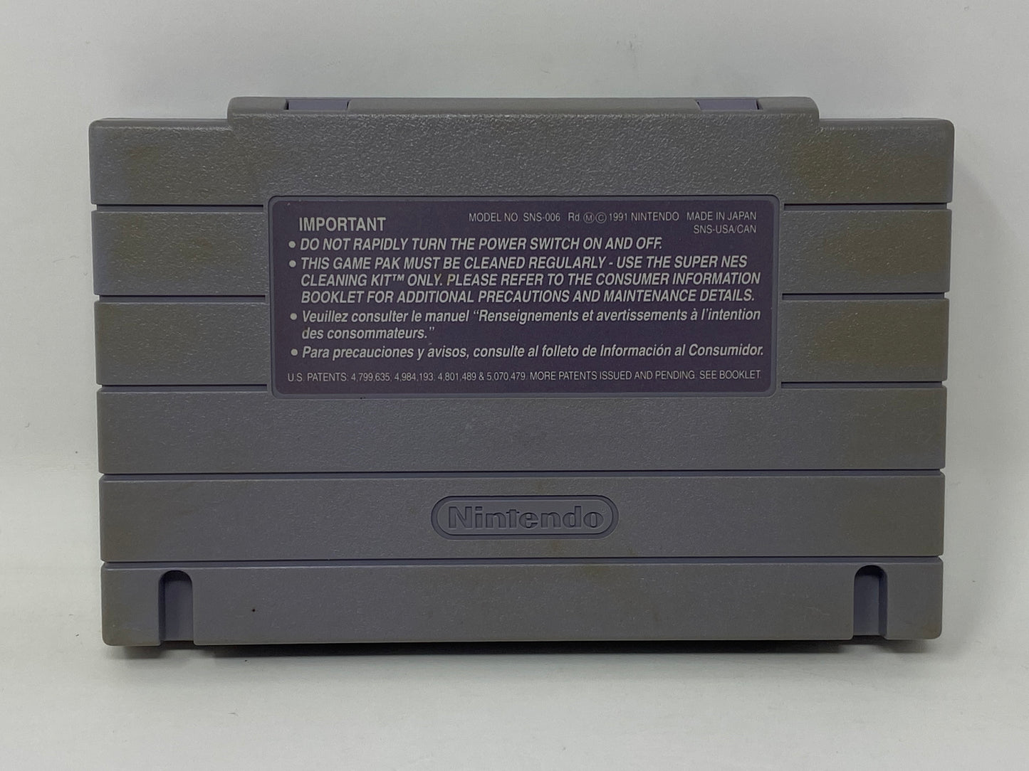 SNES Super Nintendo - James Bond Jr
