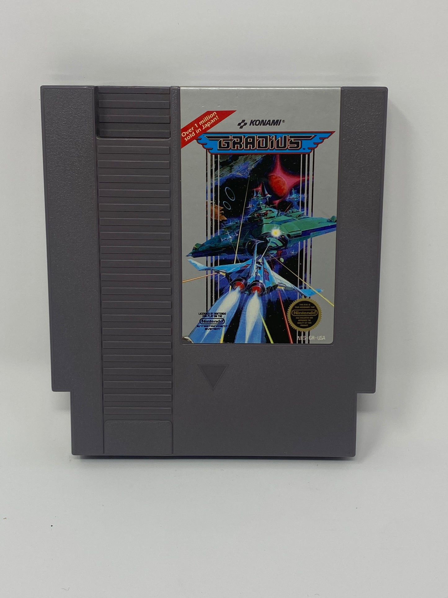 NES Nintendo - Gradius w/ Instructions - 5 Screw Cart