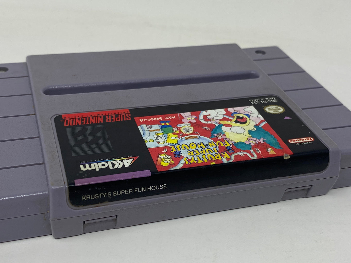 SNES Super Nintendo - Krusty’s Super Fun House