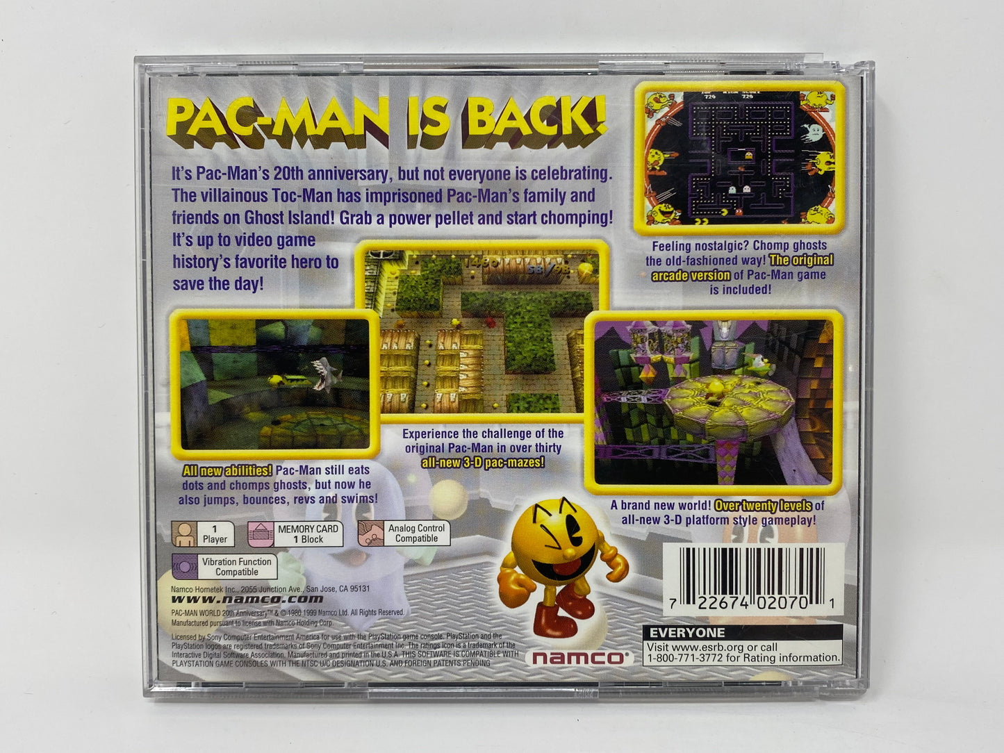 Sony PlayStation - Pac-Man World - Complete