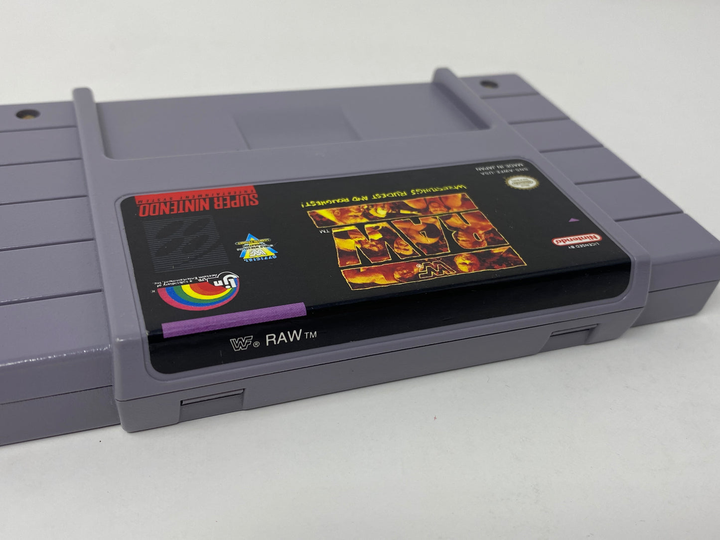 SNES Super Nintendo - WWF Raw Wrestling