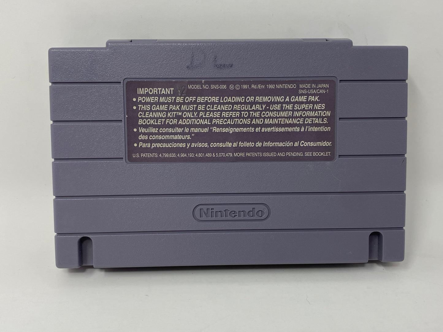 SNES Super Nintendo - WWF Raw Wrestling