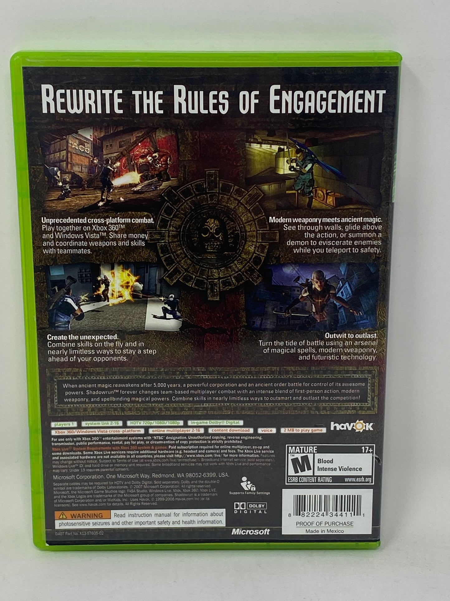 XBox 360 - Shadowrun
