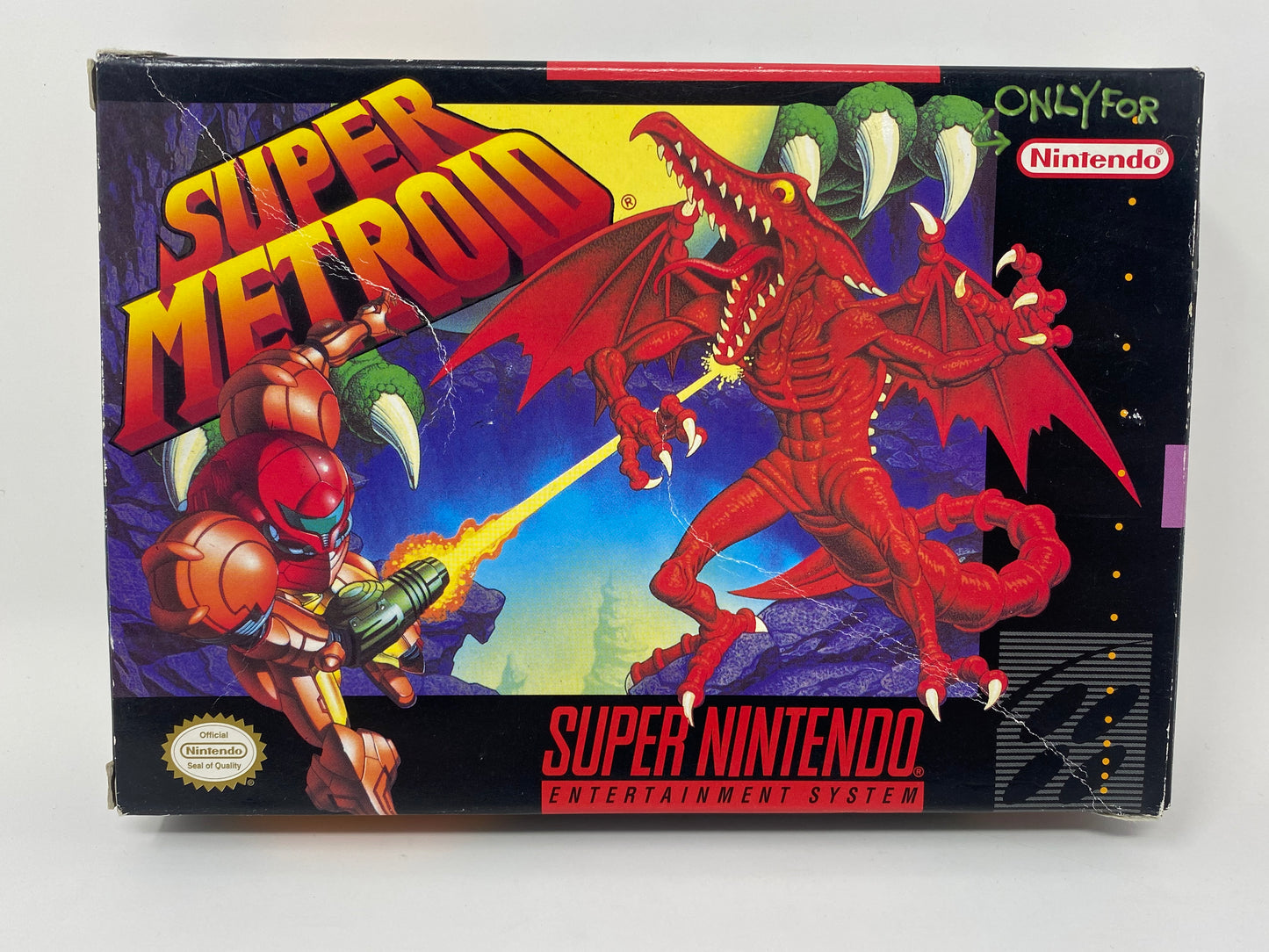 SNES Super Nintendo - Super Metroid - CIB Complete in Box