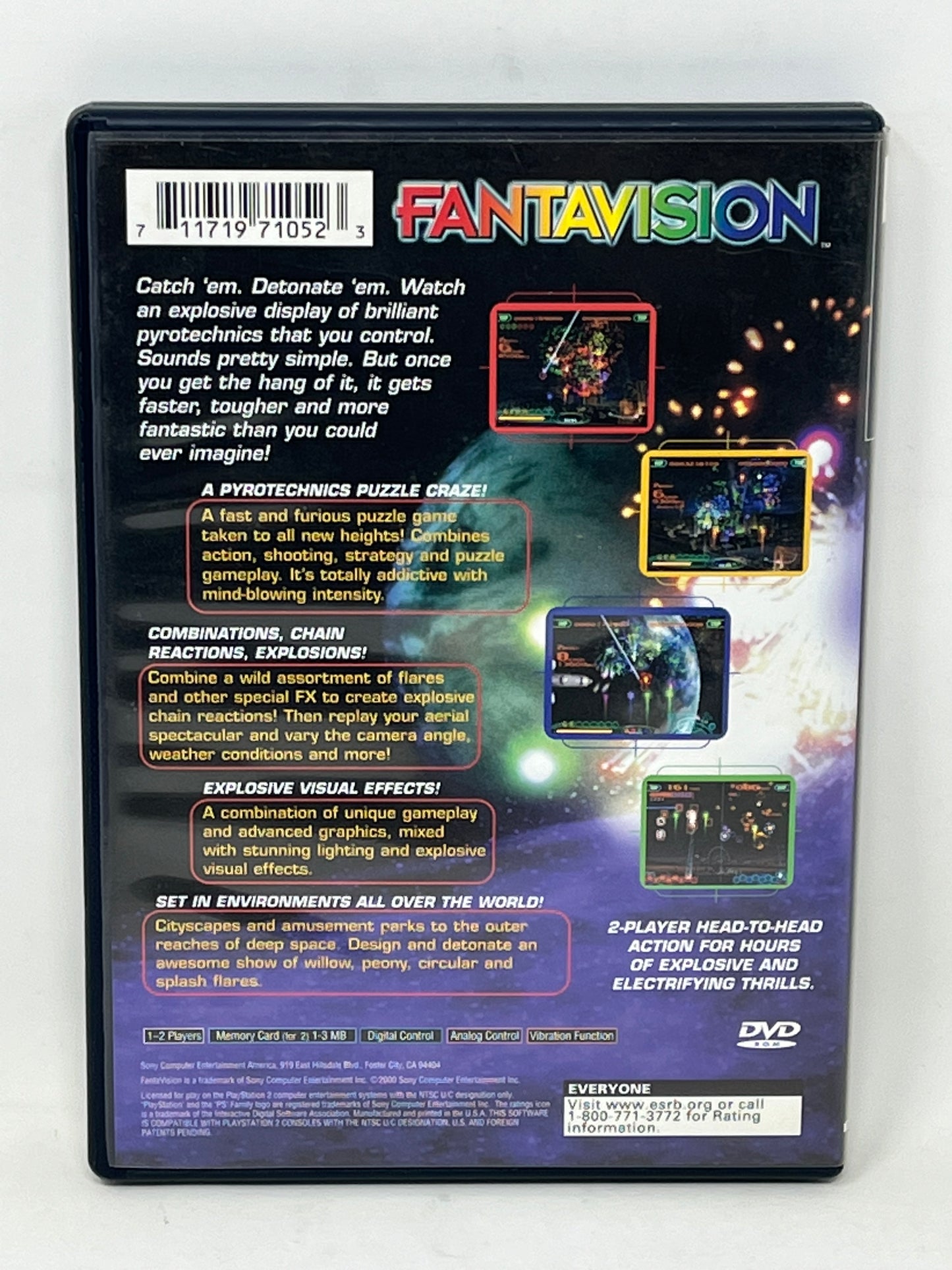 Sony PlayStation 2 PS2 - Fantavision - Complete