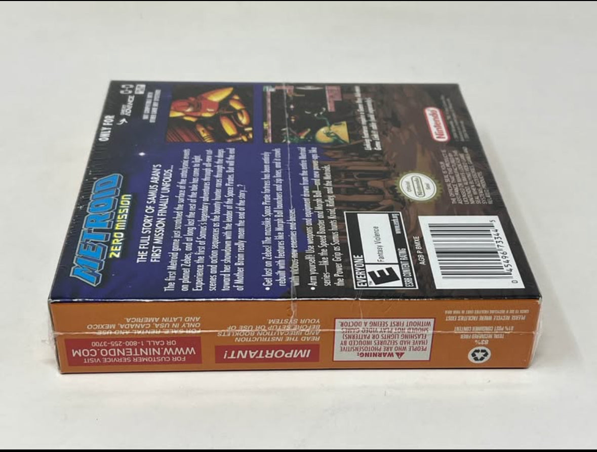 Nintendo Game Boy Advance - Metroid Zero Mission