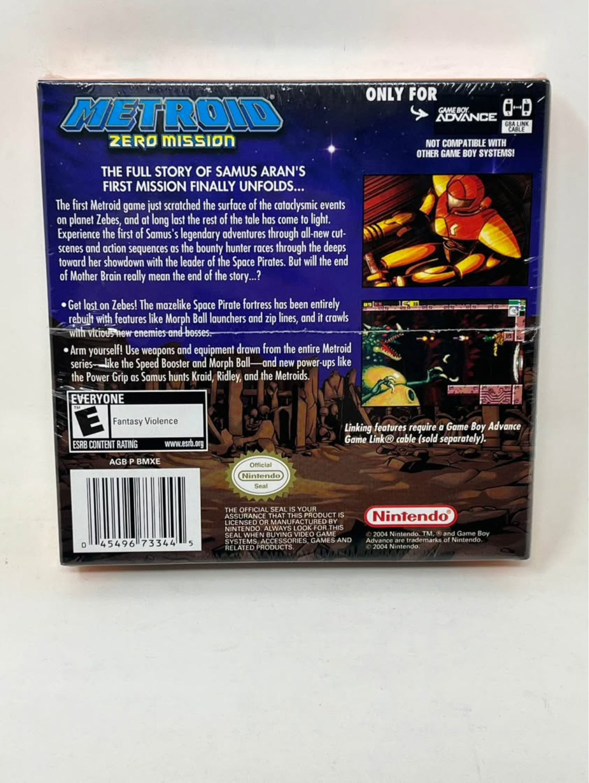 Nintendo Game Boy Advance - Metroid Zero Mission
