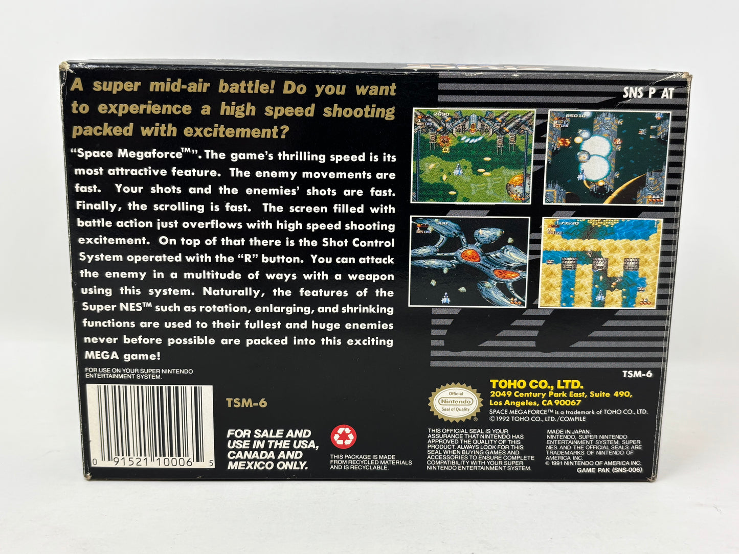 SNES Super Nintendo - Space Megaforce - Complete