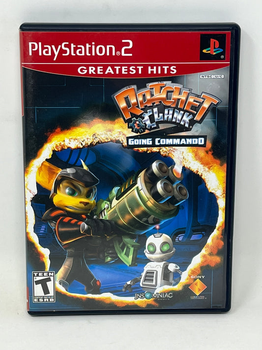 Sony PlayStation 2 PS2 - Ratchet & Clank Going Commando (Greatest Hits) Complete