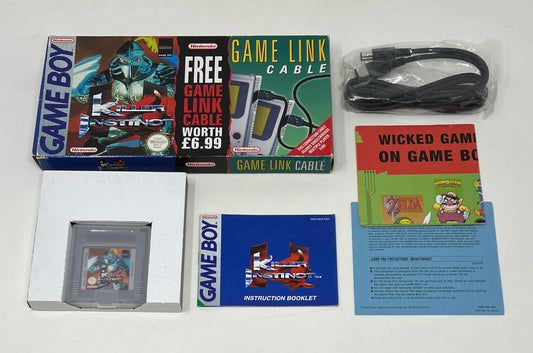 Nintendo Game Boy Killer Instinct w/ Free Game Link Cable - Complete in Box