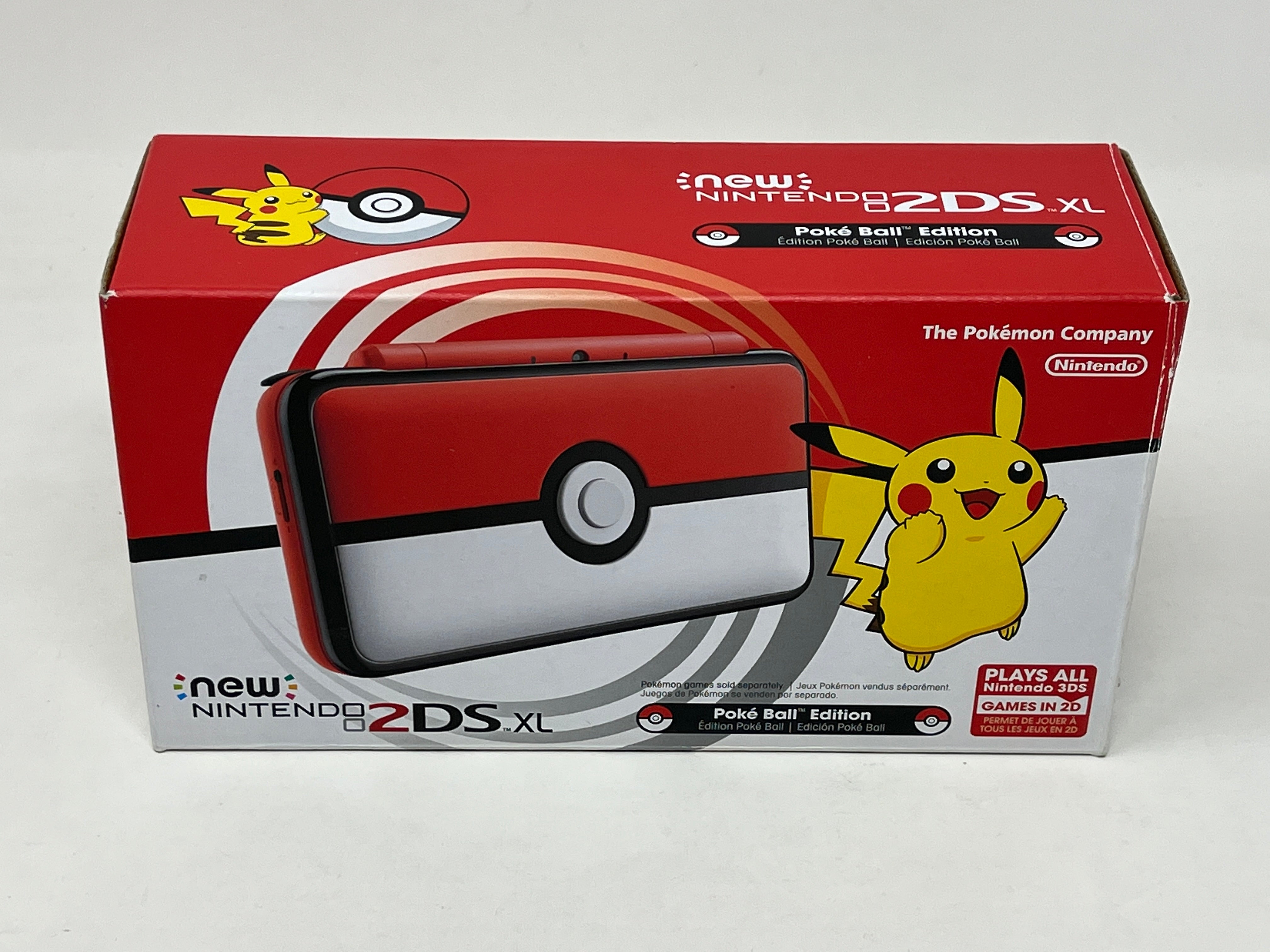 "New" Nintendo 2DS XL Pokemon Poke Ball Edition - Complete in Box – The ...