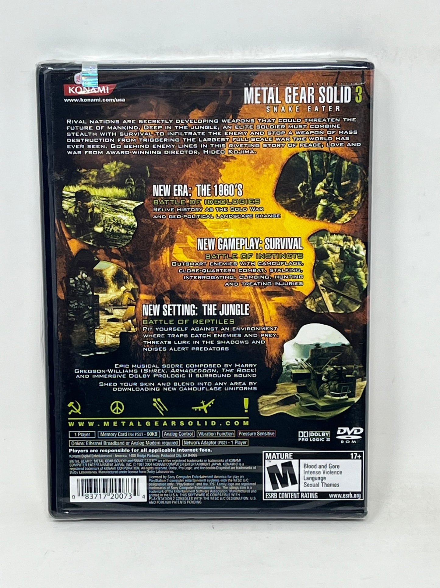 Sony PlayStation 2 - Metal Gear Solid 3 Snake Eater - Brand New / Factory Sealed