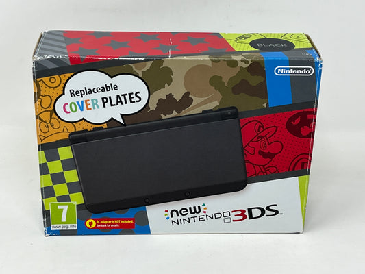 "New" Nintendo 3DS Replaceable Mario Cover Plates Handheld - Complete in Box