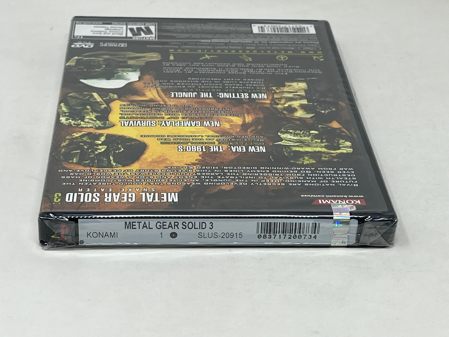 Sony PlayStation 2 - Metal Gear Solid 3 Snake Eater - Brand New / Factory Sealed