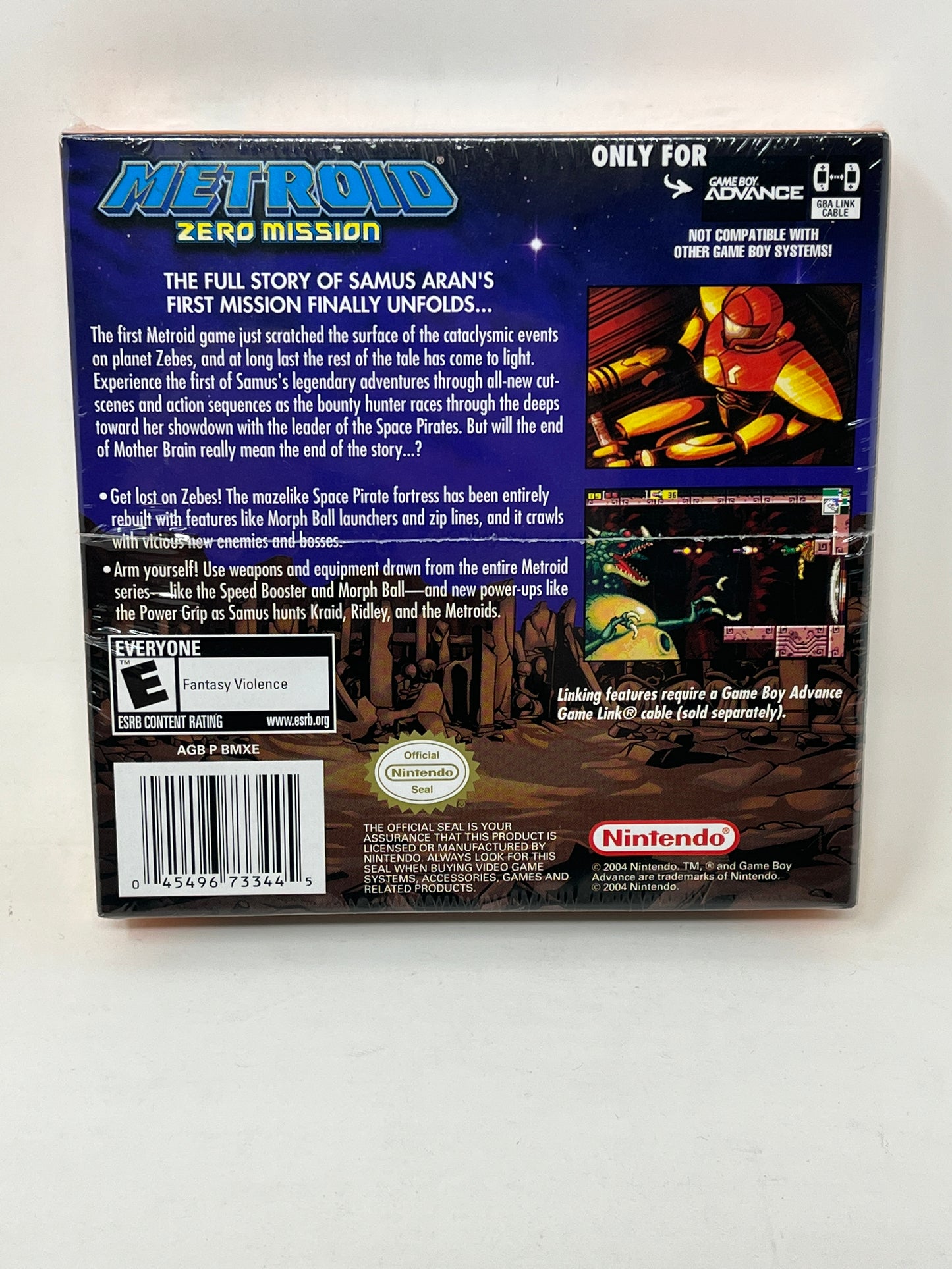 Nintendo Game Boy Advance - Metroid Zero Mission - Brand New / Factory Sealed