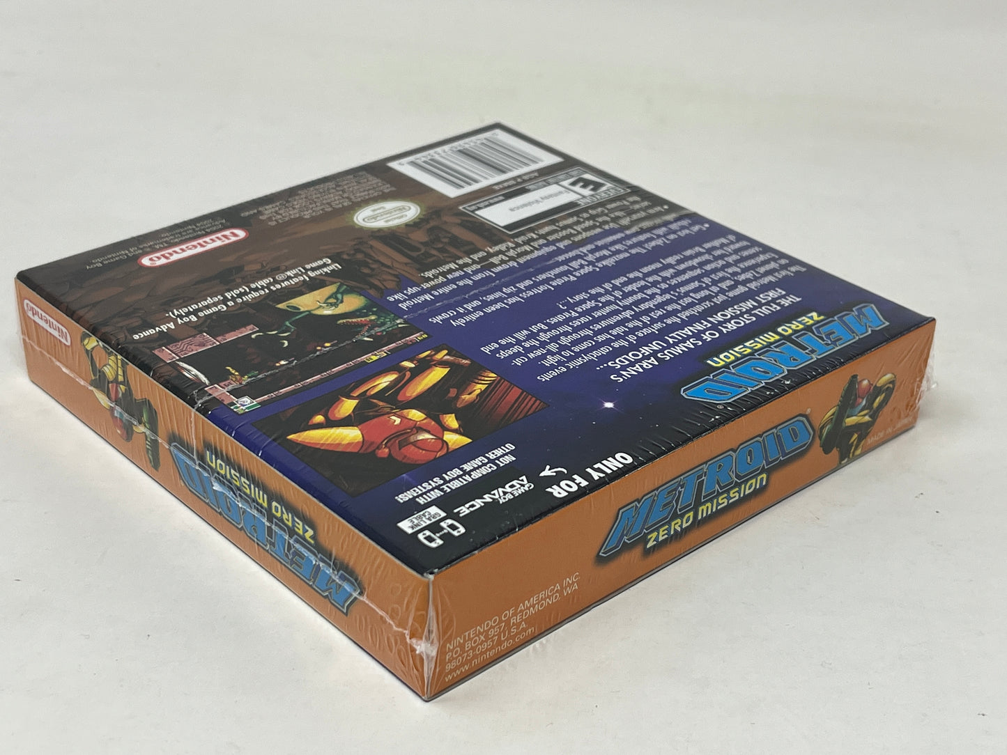 Nintendo Game Boy Advance - Metroid Zero Mission - Brand New / Factory Sealed